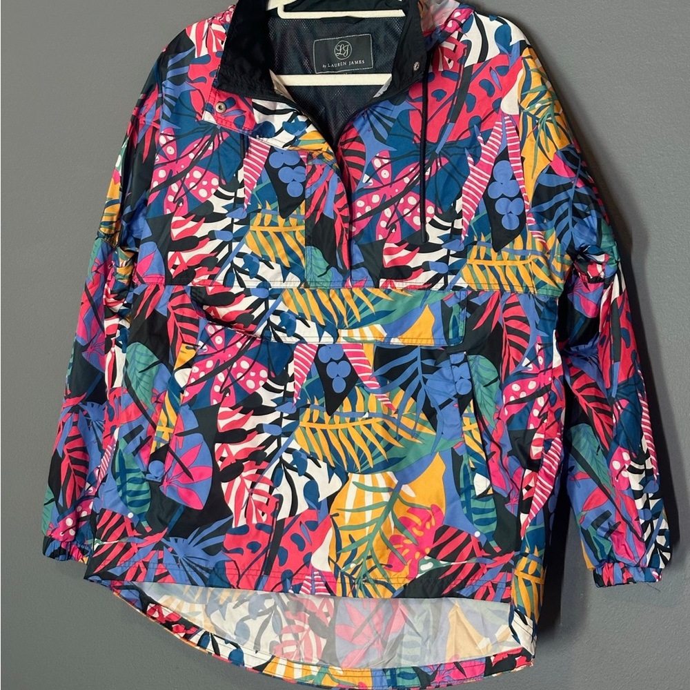 Lauren James Colorful Patterned Pullover Jacket W… - image 1